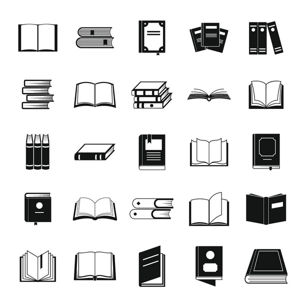 Набор книг, простой стиль
 - Вектор,изображение
