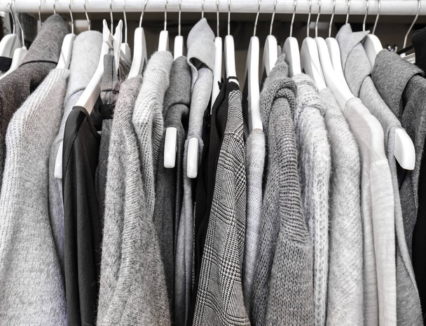 Rack with different clothes  - Photo, Image