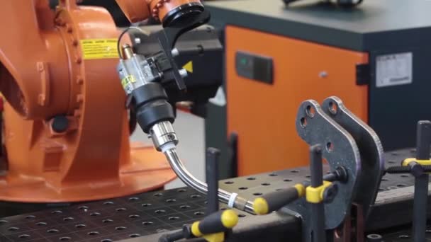 Robot welding process - Footage, Video
