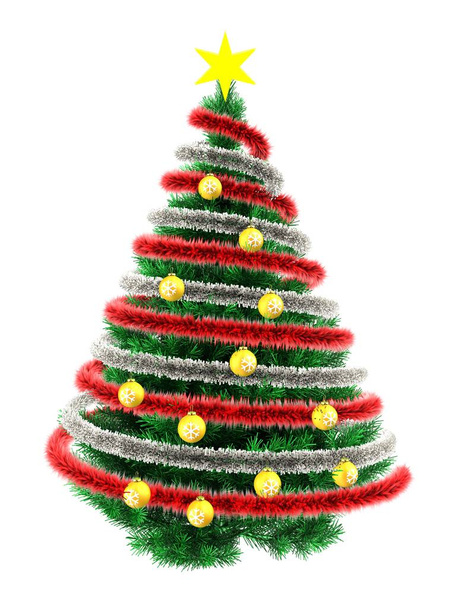  ilustrace vánočního stromu - Fotografie, Obrázek