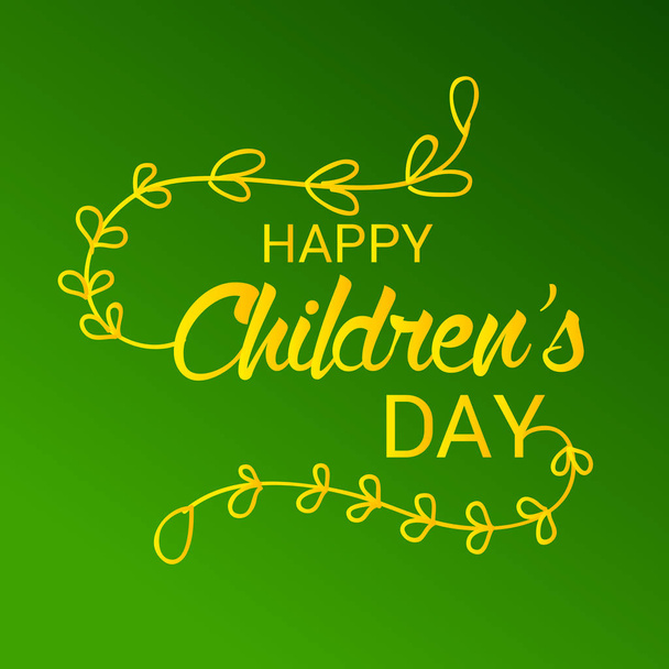 Happy Children's Day. - Vektori, kuva