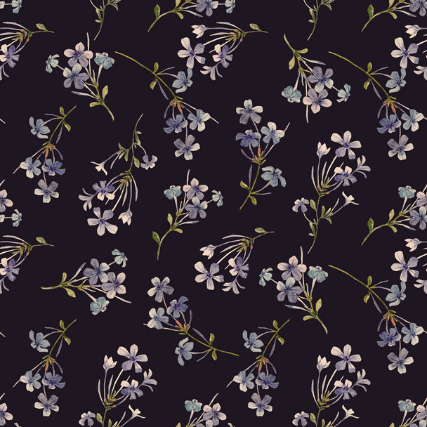 Watercolor floral pattern - Fotografie, Obrázek