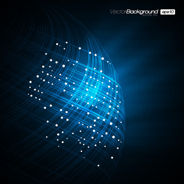 Illustrazione vettoriale moderna della rete blu
 - Vettoriali, immagini