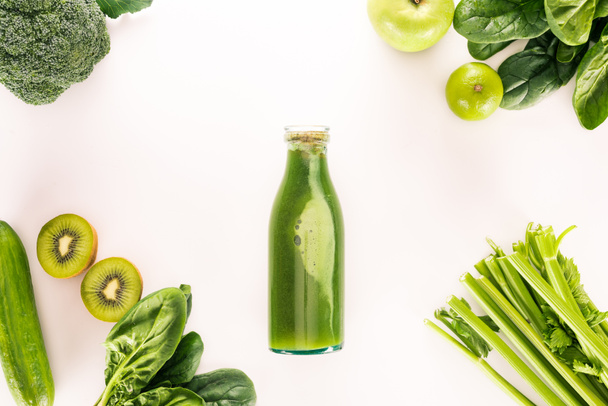 detox drink and organic food - Foto, immagini