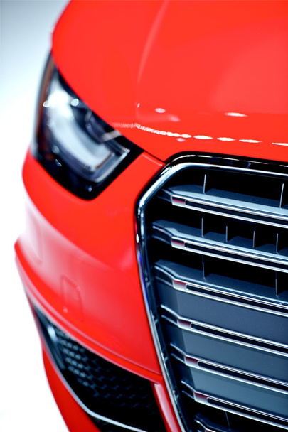 Red Car Front Closeup - Foto, Bild
