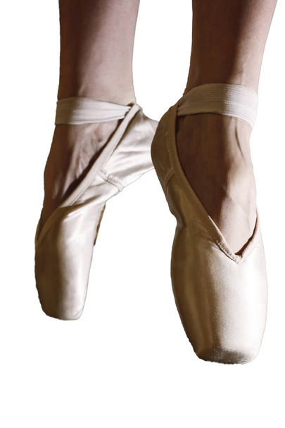 Feet of dancing ballerina - Fotó, kép