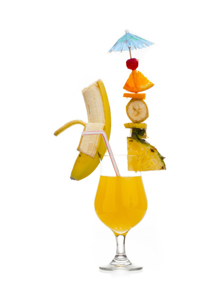 fruit on drink - Фото, зображення