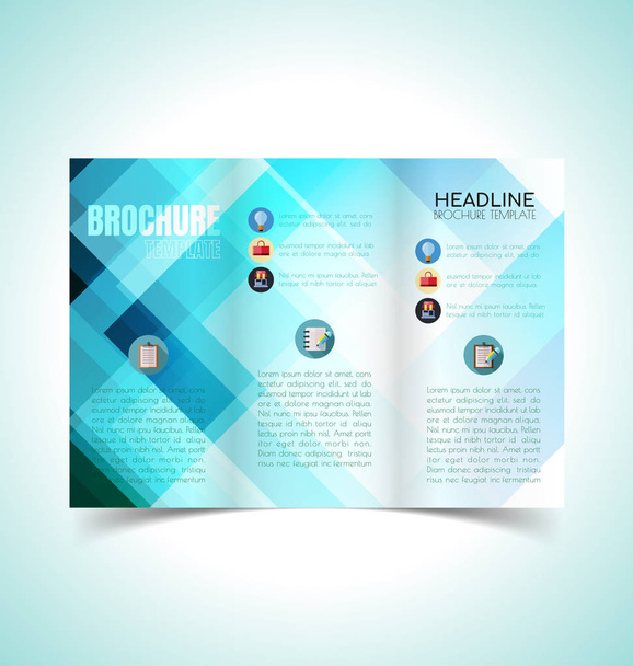 brossúra tervezés template5 - Vektor, kép