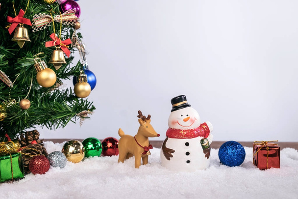 Christmas decoration Holiday or new year with Santa Claus and sn - Φωτογραφία, εικόνα