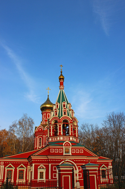 Orthodox church of red brick - Photo, Image