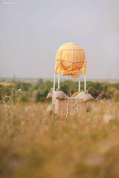 повітряна куля з кошика
 - Фото, зображення