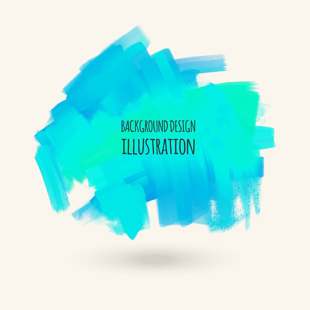 Abstract watercolor blob on white background. - Vector, Image