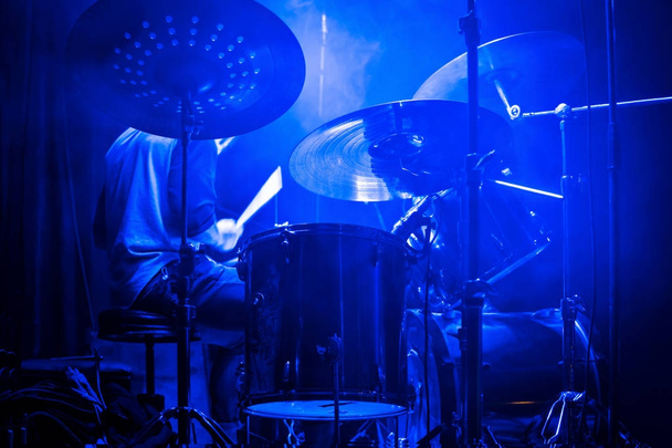 Drummer at the concert - Photo, Image