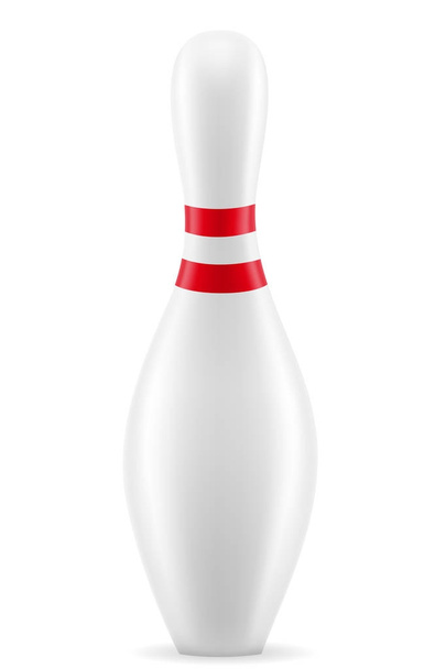 bowling pin vector illustration - Vector, afbeelding