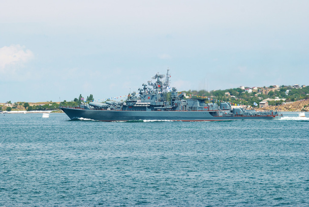 Russisch oorlogsschip - Foto, afbeelding