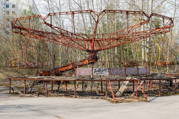 nyomja meg a csernobili zónában túra - Fotó, kép