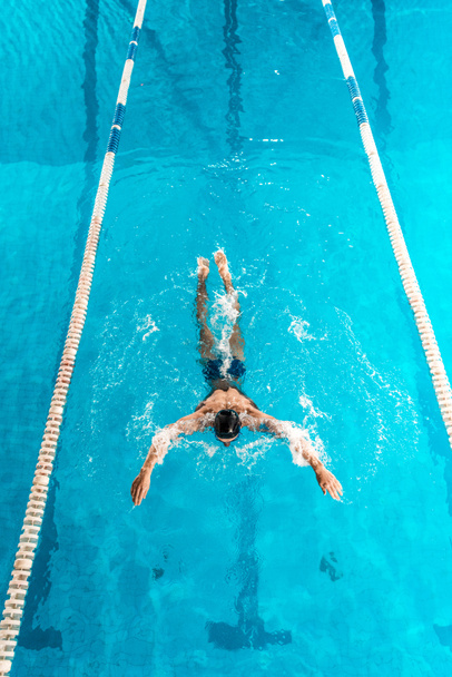 Schwimmer im Schwimmbad  - Foto, Bild
