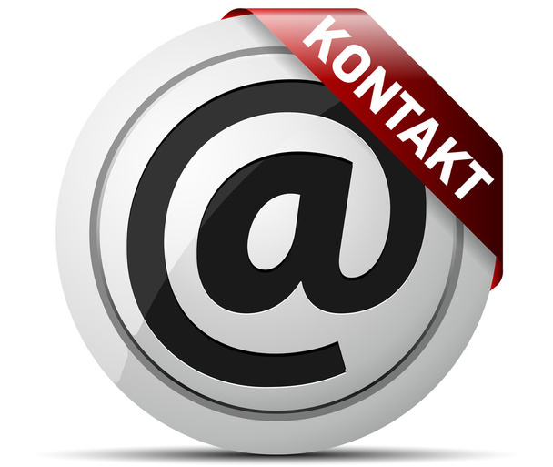 Símbolo de correo electrónico gris, aislado sobre fondo blanco
. - Vector, Imagen