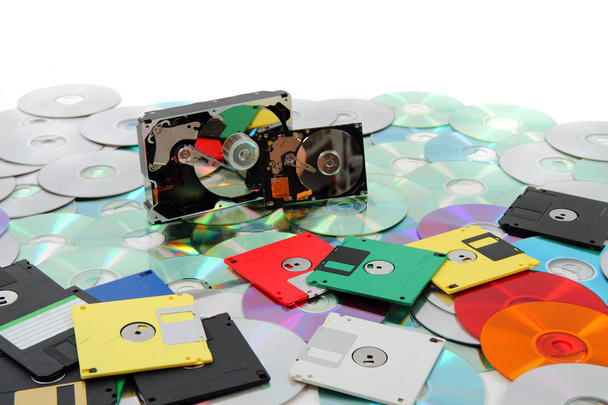 Disco duro, disquete y cd-rom
  - Foto, Imagen