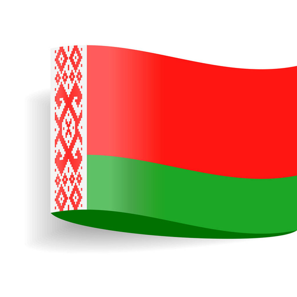 Belarus Flag Vector Label Tag Icon - Vector, Image