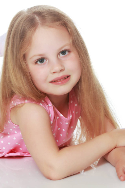 Portrait of a beautiful little girl - Zdjęcie, obraz