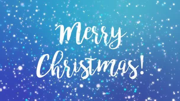 Спаркл синій Веселого Різдва вітальна листівка відео
 - Кадри, відео