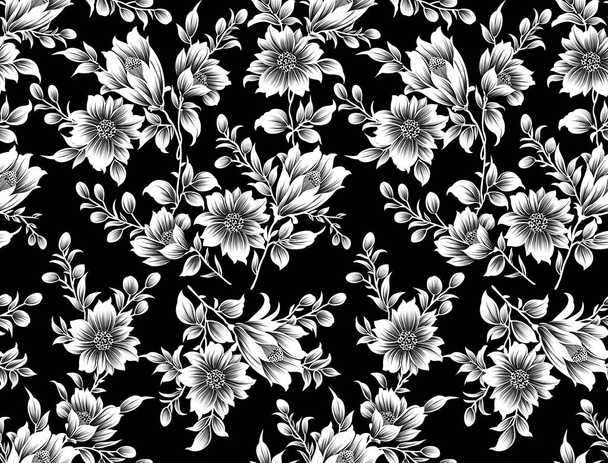 Bezešvé květinové vzory - Fotografie, Obrázek
