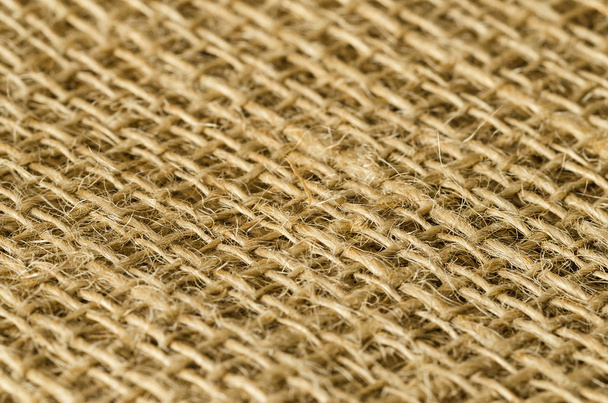 Вид на диагональ слоев джутовой ткани
 - Фото, изображение