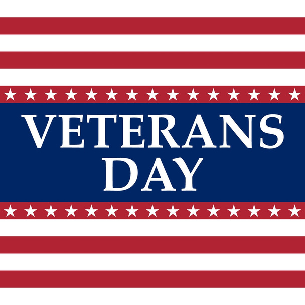 Veterans Day in the United States of America - Vector, Image