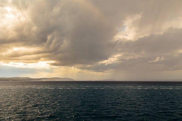 Storm in the sea of Split - Foto, Bild