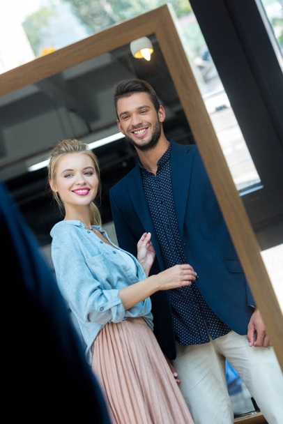 young couple in boutique - Photo, Image