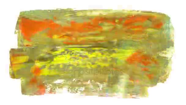 Grunge kefe-stroke animáció. Absztrakt kézzel - festett elemet. Aláhúzás és a határ design. Varrat nélküli hurkolás háttér. 4k - Felvétel, videó