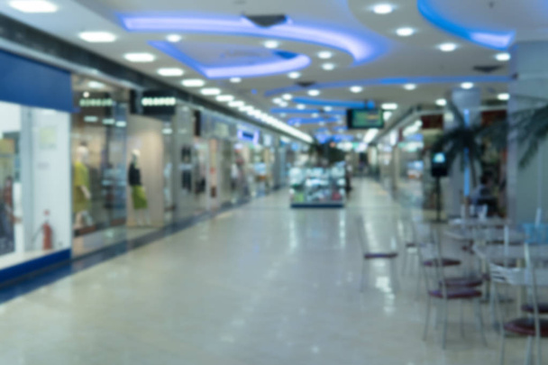 Interior do shopping Blur, textura turva
 - Foto, Imagem