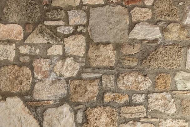 Granite texture, stone wall surface closeup - Photo, image
