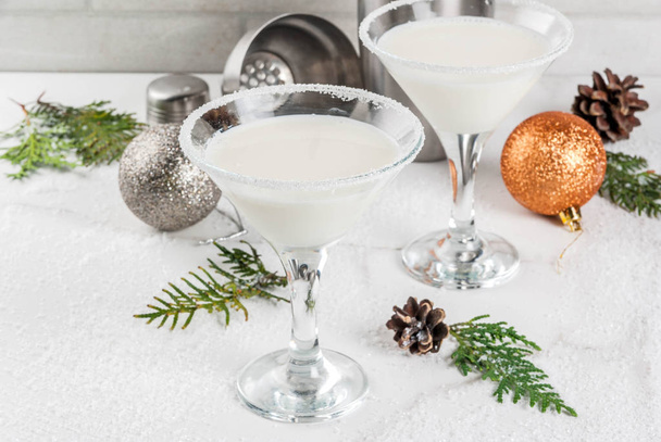 Boże Narodzenie Snowflake Martini  - Zdjęcie, obraz