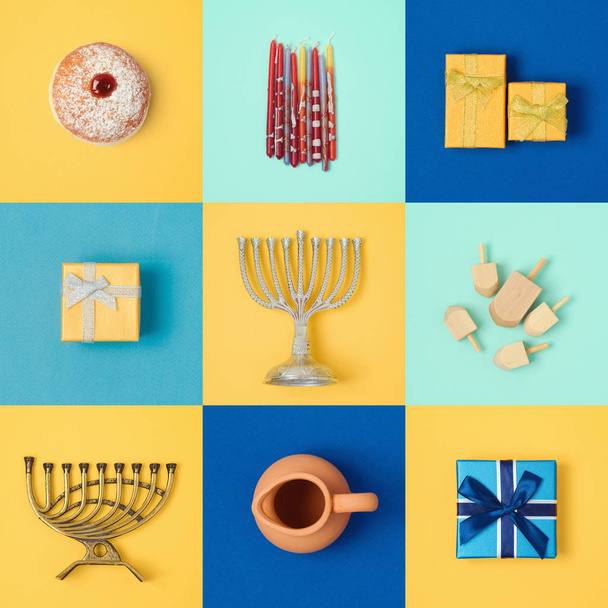 Jewish holiday Hanukkah banner  - Φωτογραφία, εικόνα