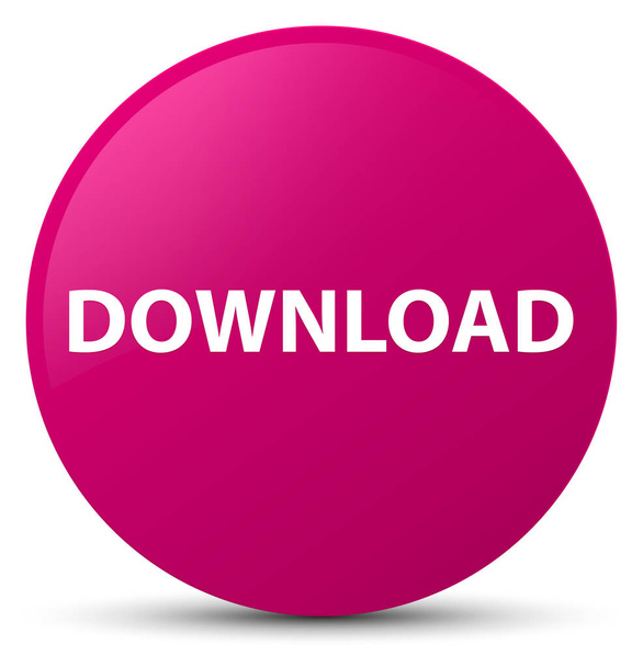 Download pink round button - Foto, afbeelding
