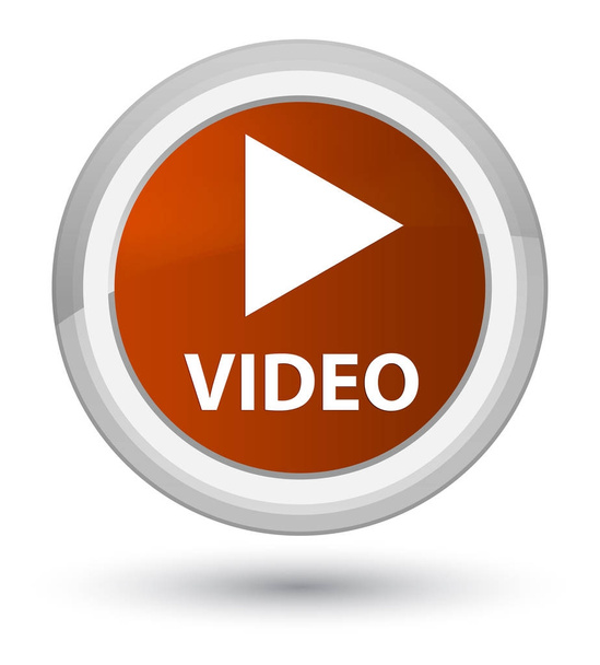 Elsődleges barna kerek gombra videó - Fotó, kép