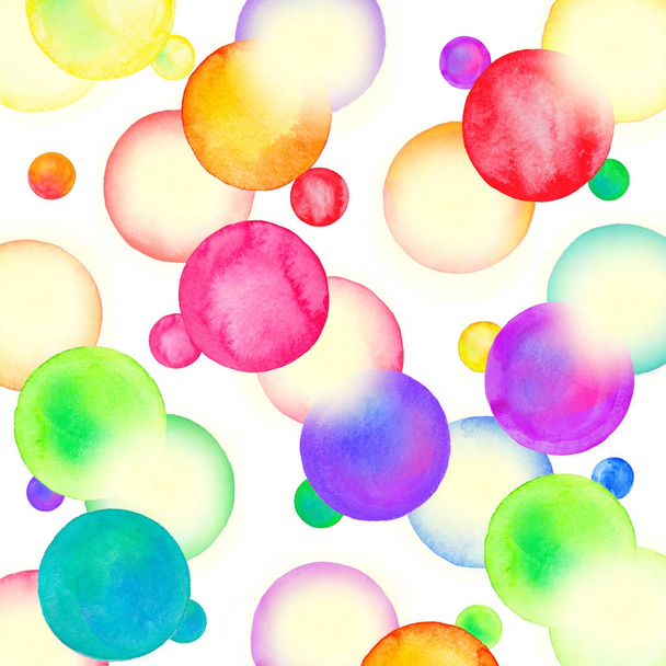 Patrón colorido esquemático de molécula. Diseño de moléculas multicolores
 - Foto, Imagen