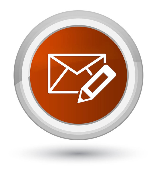 Редагувати піктограму електронної пошти простою коричневою круглою кнопкою
 - Фото, зображення