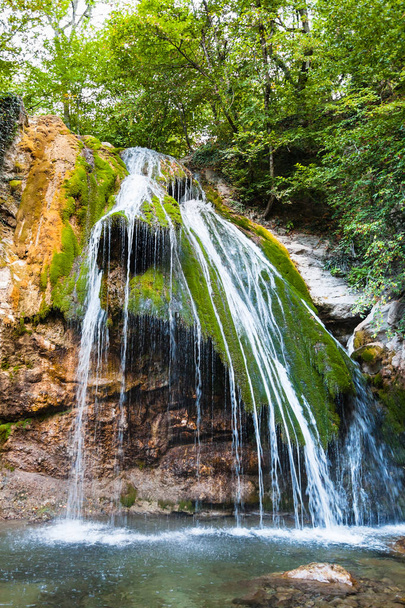 Djur-djur waterfall in Haphal Gorge in Crimea - Fotografie, Obrázek