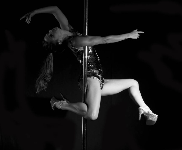 female pole dancer - Photo, Image