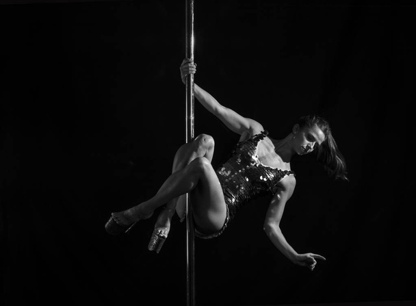 female pole dancer - Photo, image