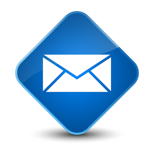 Значок електронної пошти елегантна синя діамантова кнопка
 - Фото, зображення