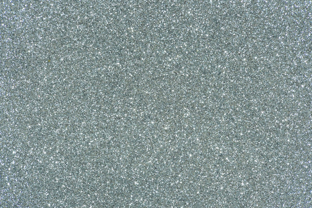 silver glitter texture abstract background - Photo, Image