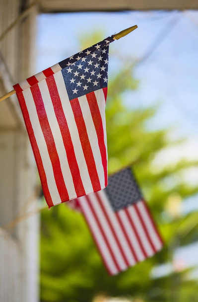 American flag waving - Foto, Bild