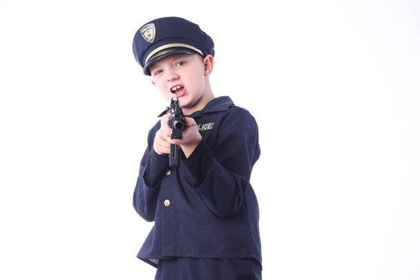 Mladý chlapec jako policista. - Fotografie, Obrázek