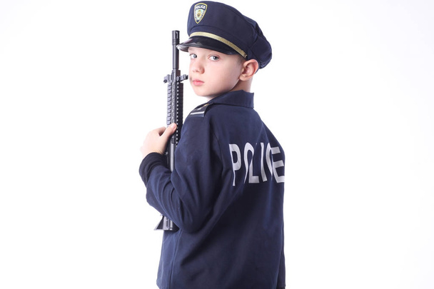 Young boy as a policeman. - Photo, Image