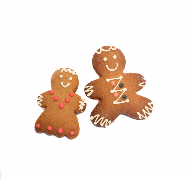 Gingerbread man and girl - Photo, Image