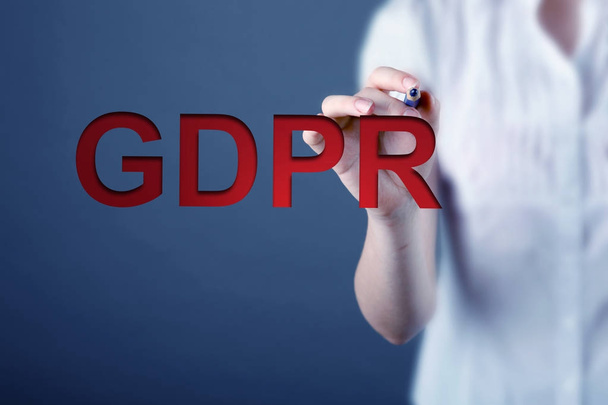 Concept of GRPR - general data protection regulation - Photo, Image